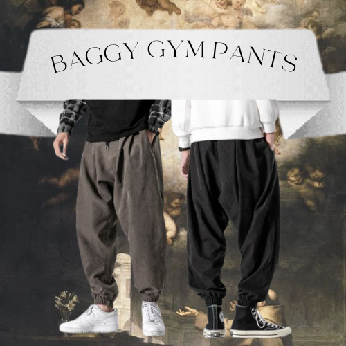 Mens baggy workout pants online