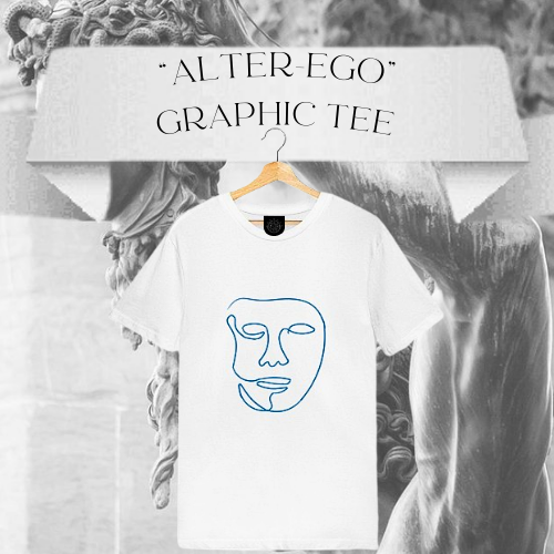 "Alter-Ego" Regular fit graphic tee